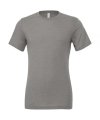 Heren T-shirt Bella Triblend Crew Neck 3413 Athletic Grey Triblend